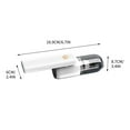 thumbnail image 2 of VBXOAE Portable Rechargeable Handheld Vacuum Cleaner-Multi-Use for Cars,Home,and Furniture with Rotating Nozzle and Crevice Tool Black, 2 of 7