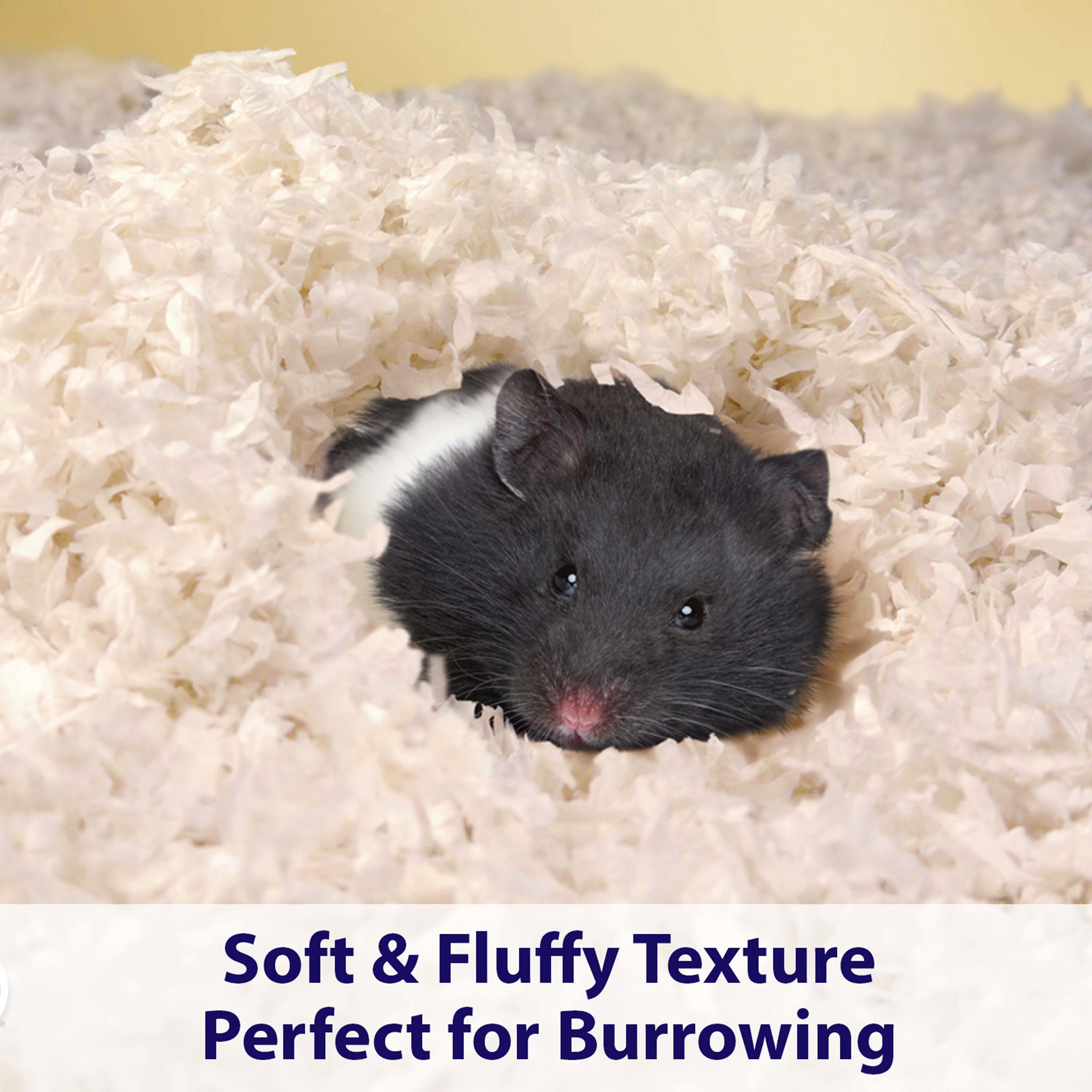 Kaytee clean & cozy white small animal bedding top