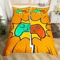thumbnail image 2 of Erosebridal Housse de Couette Rouge pour Gamer Grand Lit, Ensembles de Literie de Jeu Manette Format Grand Lit, Déco de Jeux Vidéo, Réversible, Léger, 3 Pcs (Sans Couette), 2 of 7