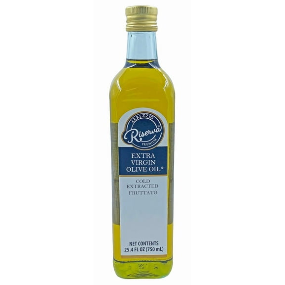 Arrezzio Riserva Extra Virgin Olive Oil | Cold Extracted | Fruttato | Kosher | 25.4 fl oz.
