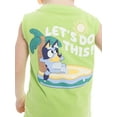 thumbnail image 7 of Bluey Toddler Boy Tank Top with Front and Back Graphics, Sizes 12M-5T, 7 of 7
