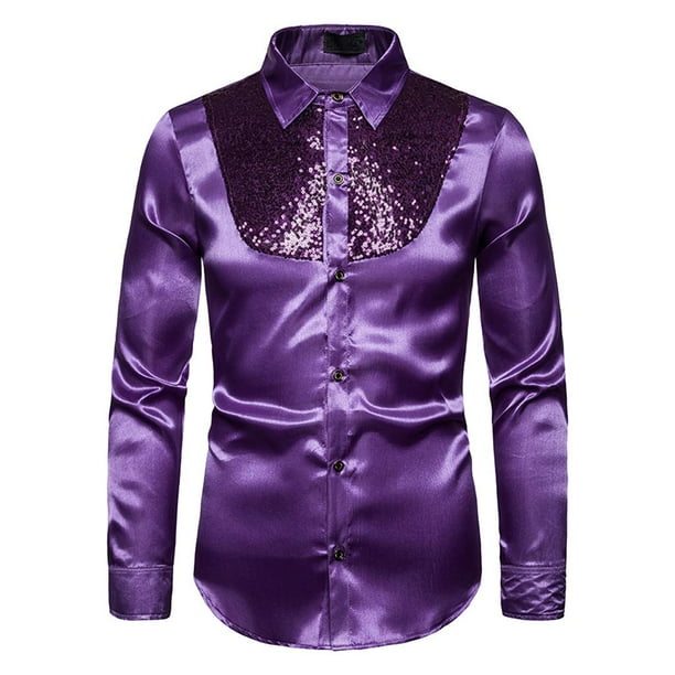 Camisas de hombre de moda manga larga sale
