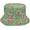 Green, variant on Unisex Black Flamingo Bucket Hat Reversible Summer Trendy Couple Fisherman Caps for Women Men Beach Vacation