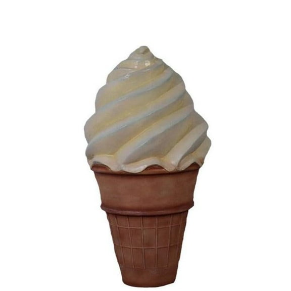 Soft Serve Vanilla Ice Cream Over Sized Statue