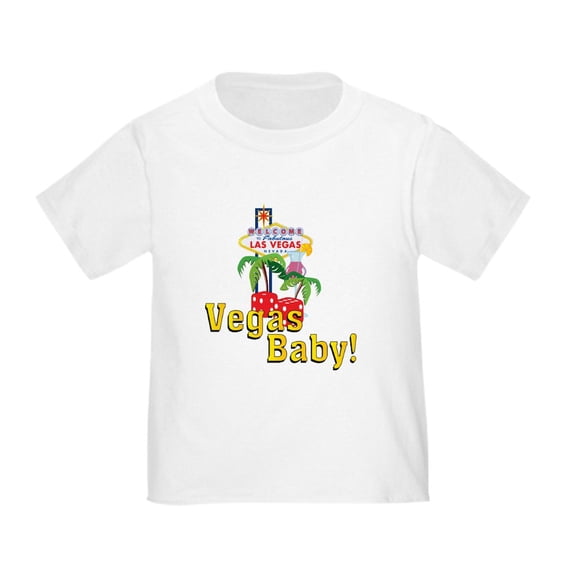 CafePress - Vegas Baby! Toddler T Shirt - Cute Toddler T-Shirt, 100% Cotton