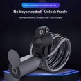 thumbnail image 2 of C3B Smart Keyless Bt Bike Locks Steel Cord Cycling Lock Theft Electronic Lock Coiled Secure Bike Cable Lock for Bike Motorcycles Electromobile, 2 of 7
