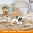 thumbnail image 5 of Roosters and Chickens Pattern Acrylic Napkin Holder Tissue Paper Clear Tabletop Dispenser Dining Room Bathroom Party Hotel, 5 of 8
