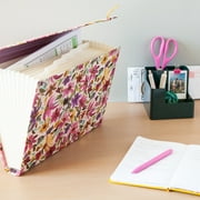 U Brands 13 Pocket Expandable File, 13'' x 9.18'' x 1.47'', Letter Size, Multicolor
