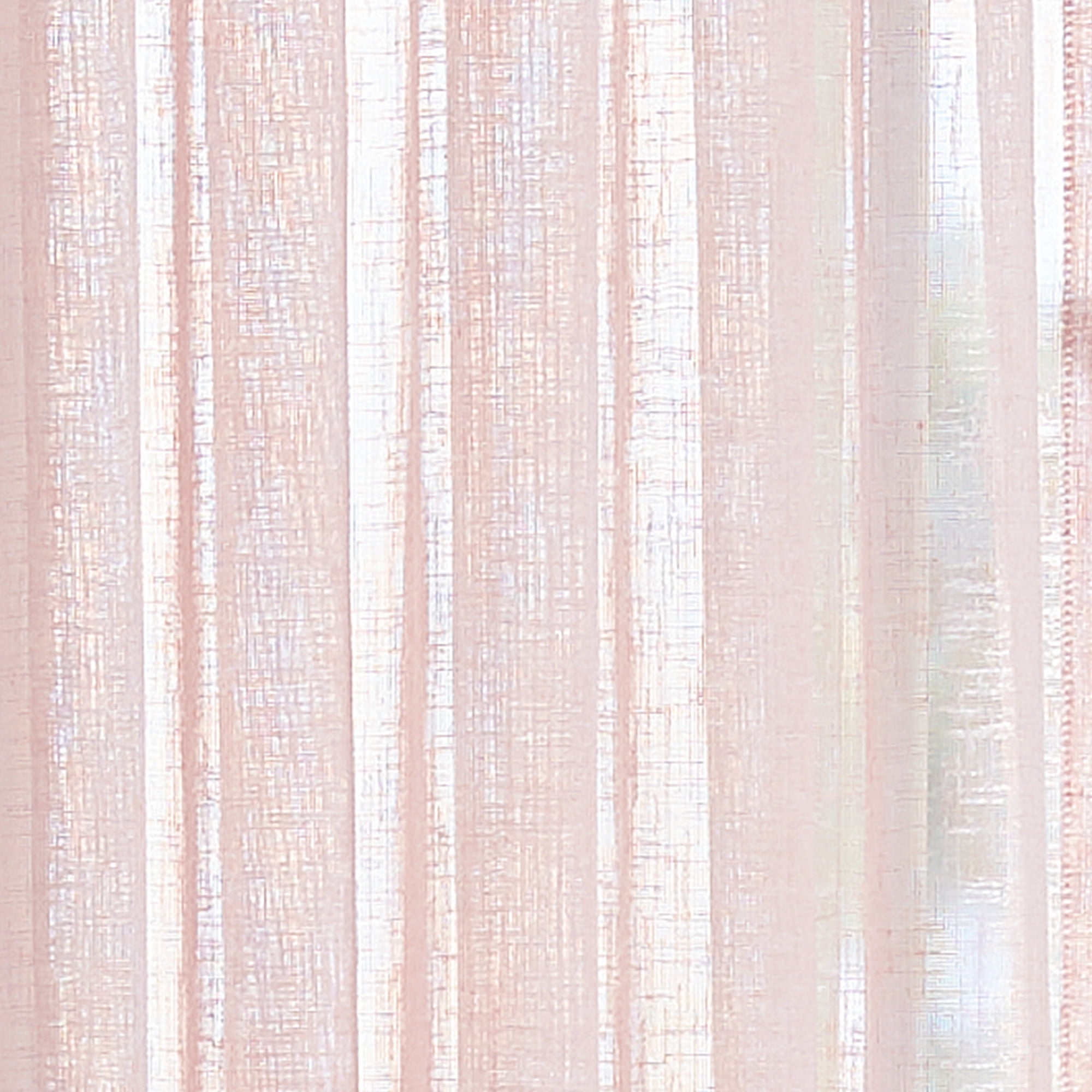 Mainstays Bel Air Indoor Curtain Single Panel, Pole Top, Ballet Slipper, Pink, Blush, Polyester, 50"W x 84'L, Adult