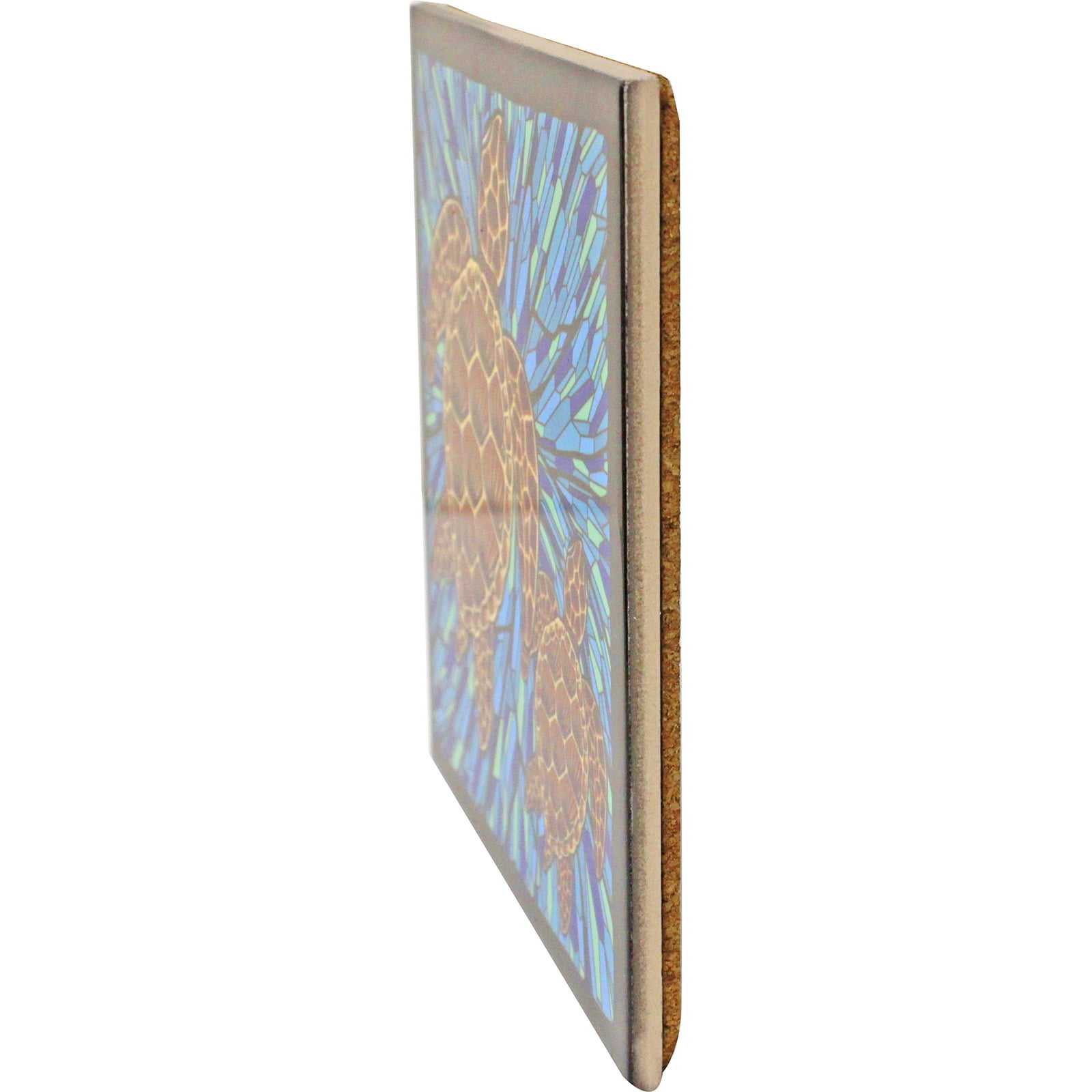Hawaii Ceramic Tile Trivet Blue Honu Turtle
