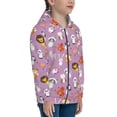 thumbnail image 5 of Naloa Lovely Animals Teenage Zipper Hoodie, Long Sleeve Zip Up Hoodies Casual Jackets Tops for 7-12 Years-Small, 5 of 6