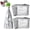 10PCS *L, variant on 10/30 PCS Reusable Aluminum Foil Sealable Storage Bags, Vacuum Zipper Pouches For Food, Stand Up Foil, Label And Zip Lock For Vegetable Fruit Meat