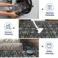 thumbnail image 6 of Washable Area Rug,Soft Rugs for Living Room,Vintage Carpet Area Rugs for Bedroom Dining Room,Low Pile Non-Slip Stain Resistant Under Table Rug, 6 of 6