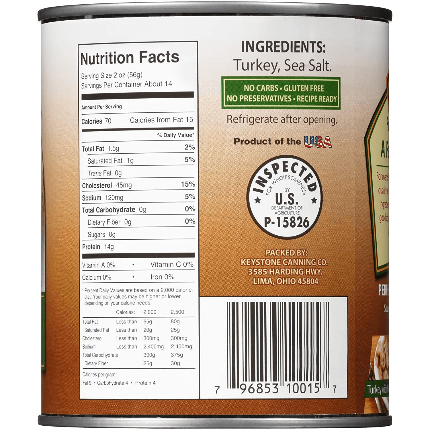 (2 Pack) Keystone All Natural Turkey 28 oz Can ✅ Emergency Survival Food For Camping Hiking and Backpacking Ready to Eat- Pack of 2 Cans ✅