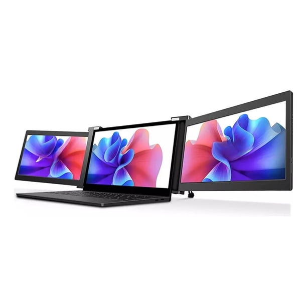 2 Pantallas Para Laptop Portátil Doble Monitor 14'' 1080p