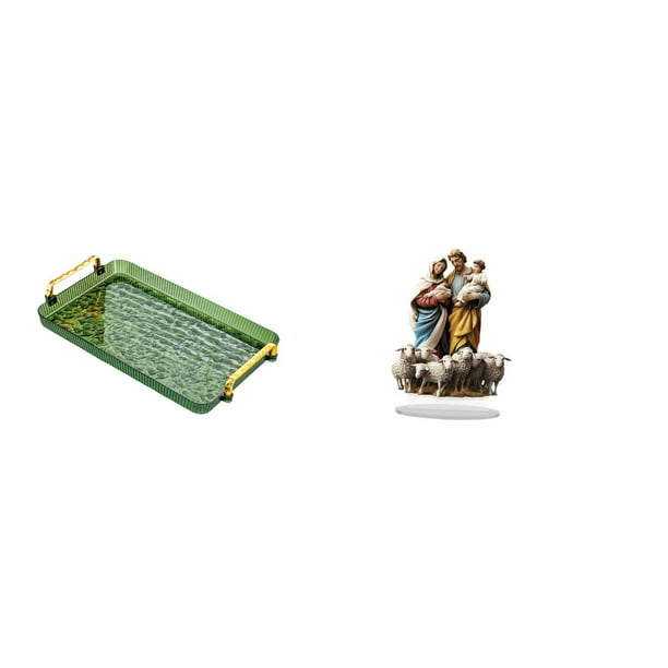 Plato De Postre, Bandeja De Mesa De Centro Con Asa, Bandeja Para Servir, Bandeja Para Guardar Joyas, Ideal Para El Comedor, Inauguración De Casa, Dormitorio, Fiestas, Decoración De Escritorio