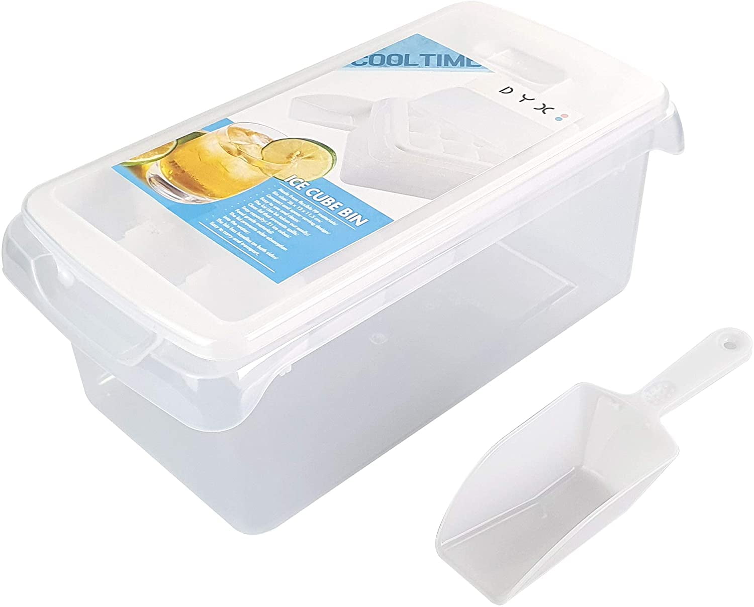 DYXOO Ice Cube Bin Bucket Trays Ice Holder, Container, Storage for