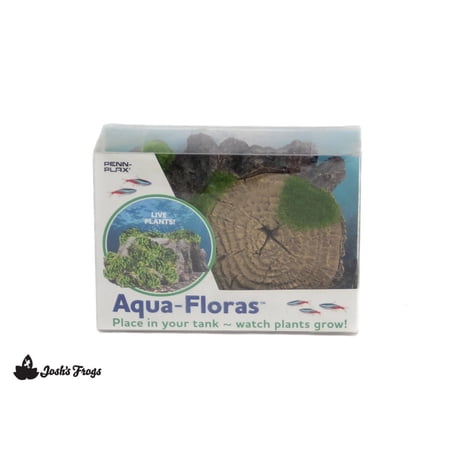 Penn-Plax 030172050268 Aqua-Floras Living Tree Stump Aquarium Ornament - One Size - 2 Each