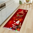 thumbnail image 3 of Alfombrilla navideña Cateissary de Papá Noel Antideslizante multicolor tipo 2, 3 of 6