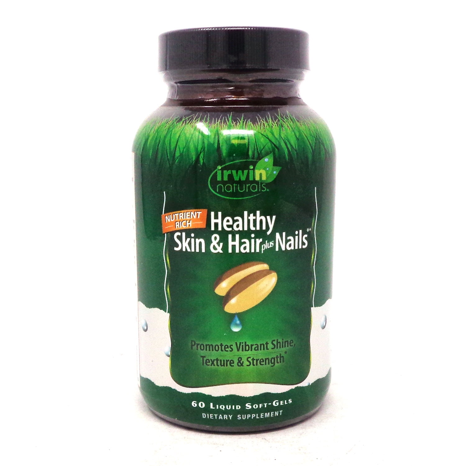 Irwin Naturals Healthy Skin And Hair Plus Nails 60 Softgels Walmart Com Walmart Com