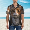 thumbnail image 4 of Daiia Wide Eyed Cartoon Cats Hawaiian Shirt for Men Gentle Cotton Regular Short Sleeve Casual-3X-Large, 4 of 9