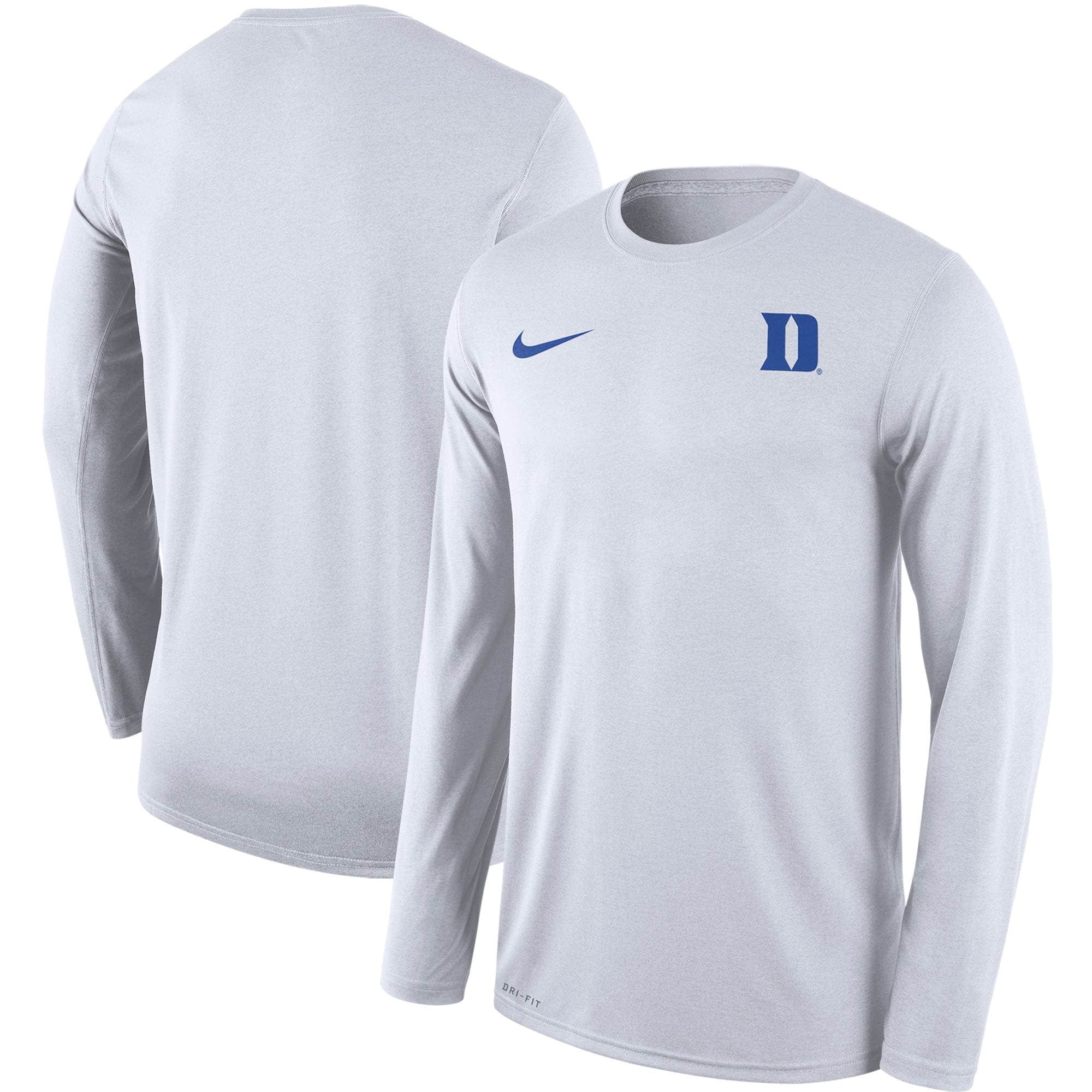 duke nike long sleeve shirt