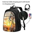 thumbnail image 2 of Cauagu Follow Your Dream Dreamcatcher Print Travel Laptop with USB Charging Port,Extra Large Backpack College Backpack Business Work Bag Casual Daypack Perfert for Men Women, 2 of 7