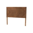 thumbnail image 1 of Baxton Studio Terrian Classic and Traditional Ash Walnut Finished Wood Queen Size Headboard, 1 of 5