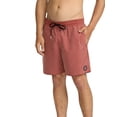 thumbnail image 4 of Volcom Men's Standard 17-inch Elastic Waist Surf Swim Trunks, Size-Large, Color-MAHOGANY, 4 of 7