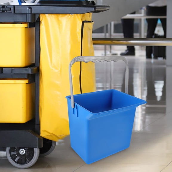 ELAYARD Plastic Utility Bucket with Spout, Handle, and Measurement Marks for Household and Outdoor Use