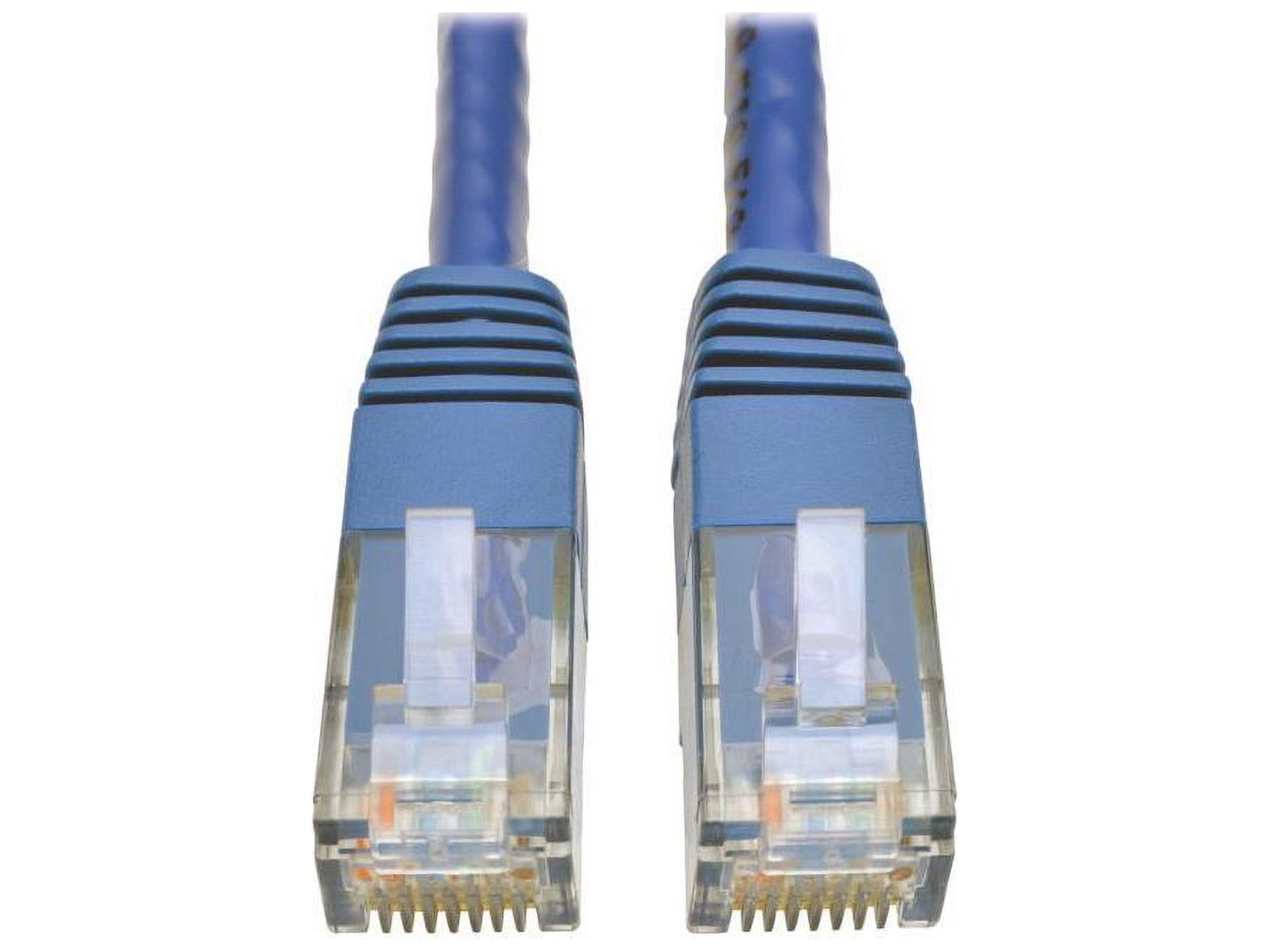 Tripp Lite Cat6 Gigabit Molded Patch Cable, 25 ft. RJ45 (M/M), 550MHz 24 AWG Blue 25' (N200-025-BL) - image 4 of 9
