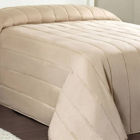 Mainstays Queen Size Solid Quilted Bedspread, 1 Each