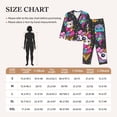 thumbnail image 4 of Bingfone Ensemble de Pyjama pour Femmes Imprimé Chat Crème Glacée, Pyjama de Détente à Manches Longues - Grand, 4 of 7