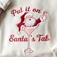 thumbnail image 2 of Embroidered Put It On Santas Tab Sweatshirt Christmas Sweatshirt Funny Santa Christmas Crewneck Preppy Holiday Sweatshirt Trendy Aesthetic, 2 of 5