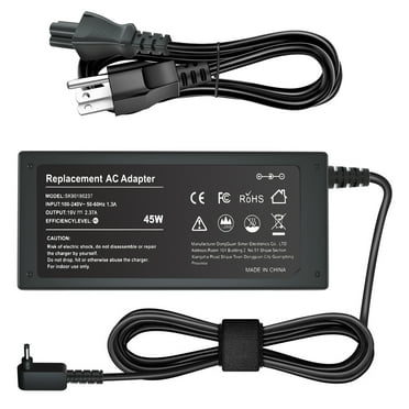 45W Laptop Charger for Acer Aspire 5 A515-44 A515-46; Acer Chromebook R11 C720 C720P Series Replacement Charging Cord 3.0/1.1mm