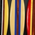 thumbnail image 5 of Zeckos Wood Striped Surfboard Hanging Wall Décor 32 inches Set of 3, 5 of 5