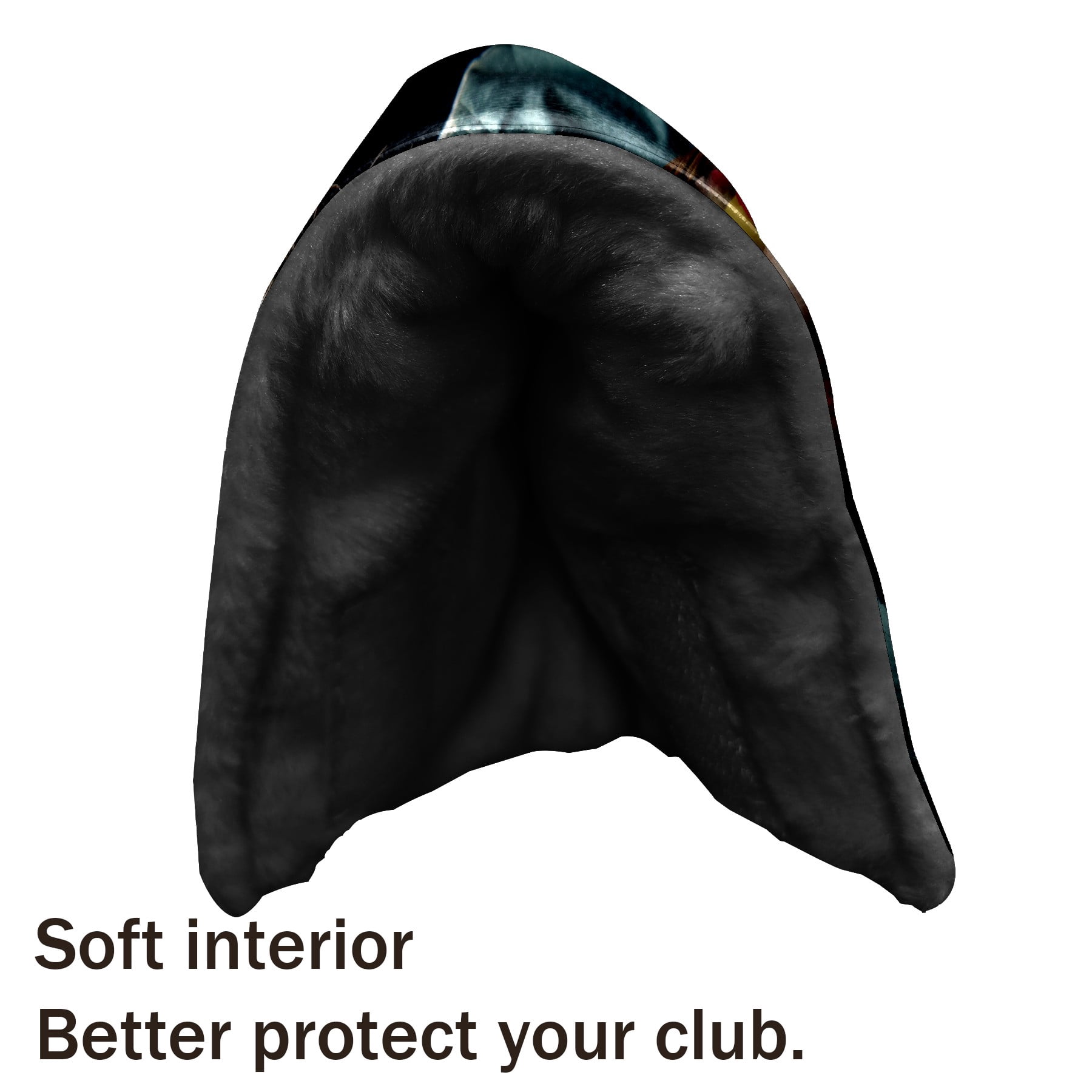 Golf Club Head Cover | Leather Golf Club Putte Headcover , Waterproof Golf Club Head Cover Set Driver Headcovers for Golf Clubs Men Women Grumpy Cat