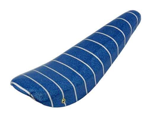 bicycle part lowrider bike seat lowrider bicycle seat 20 Banana Saddle Sparkle/Blue with Silver Stripes 