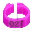 thumbnail image 2 of QUMIIRITY 100Ud Anillos Para Patas De Y Resistentes Para Marcaje Y Identificacion, 2 of 7