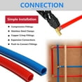 thumbnail image 7 of PEX-B Pipe,1/2 Inch 2 Rolls Blue & Red Each 100 Feet (200 ft) Length PEX Tubing Pipes with Pipe Cutter,for Potable Hot/Cold Water Plumbing Application, 7 of 7