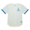 thumbnail image 2 of Men's-Mitchell & Ness  Cream Detroit Lions Final Seconds Vintage Logo Mesh Button-Up Shirt, 2 of 7