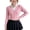 Pink, variant on TGSLY Ribbed Knit Cropped Cardigan for Girls Soft V Neck Zip Up Long Sleeve Sweater Causal Solid Color Fall Winter Outerwear with Thumbholes 14-15 Years