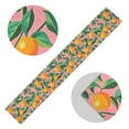 thumbnail image 5 of Yayeee Table Runner 90 inches Long Home Kitchen Dinning Party Decoration, Pink Oranges, 5 of 7