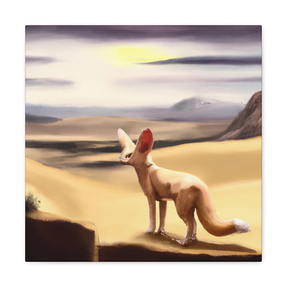 Fennec Fox Majesty - Canvas