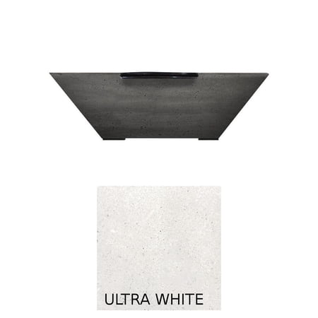 Prism Hardscapes Lombard Fire Bowl With PH Ignite in Ultra White - LP