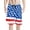 American Flag Distressed Print, variant on Men's Board Shorts Swim Trunks Featuring American Flag Eagle - Quick Dry for Beach Vacation Surfing and Water Activities