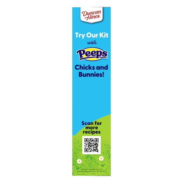 Duncan Hines PEEPS Cupcake Mix and Frosting Kit, With PEEPS