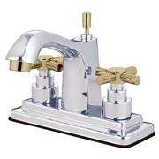 Kingston Brass Centerset Bathroom Faucet with Drain Assembly
