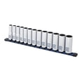 thumbnail image 2 of Sunex 28002C 13 Piece 0.5 in. Drive Standard Socket Set- SAE 12 Point Rail, 2 of 3