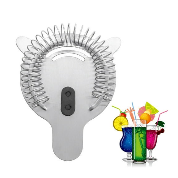 TAILTOSS Cocktail Strainer Food-Grade Stainless Steel For Mixed Drink Preparation 1Pack